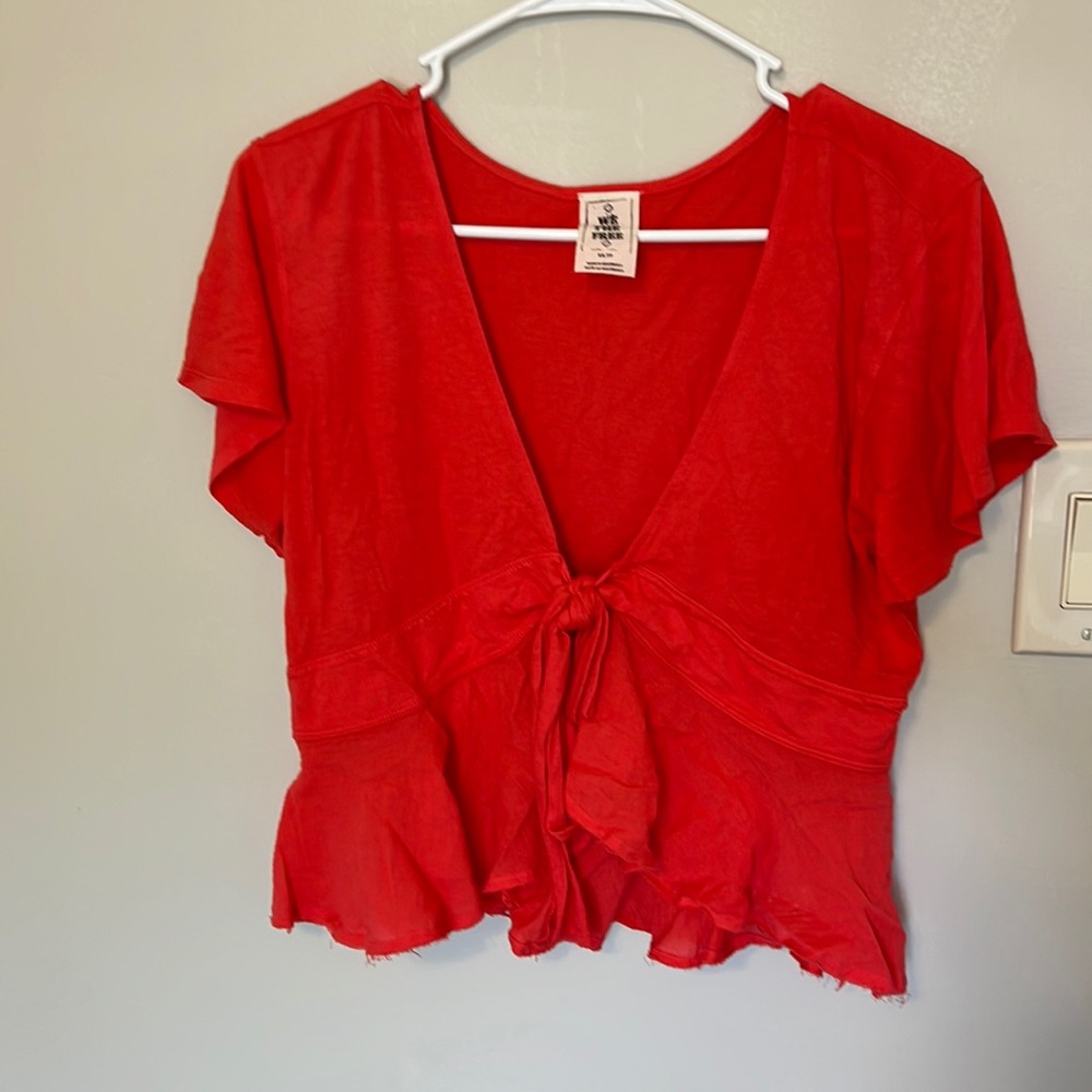 Free People red blouse